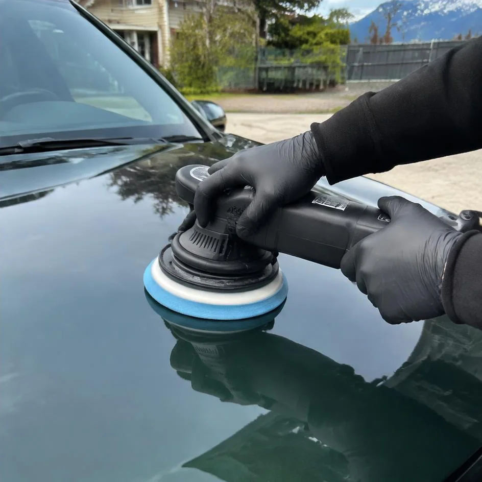 Paint correction where needed during ceramic coating in Chilliwack, BC