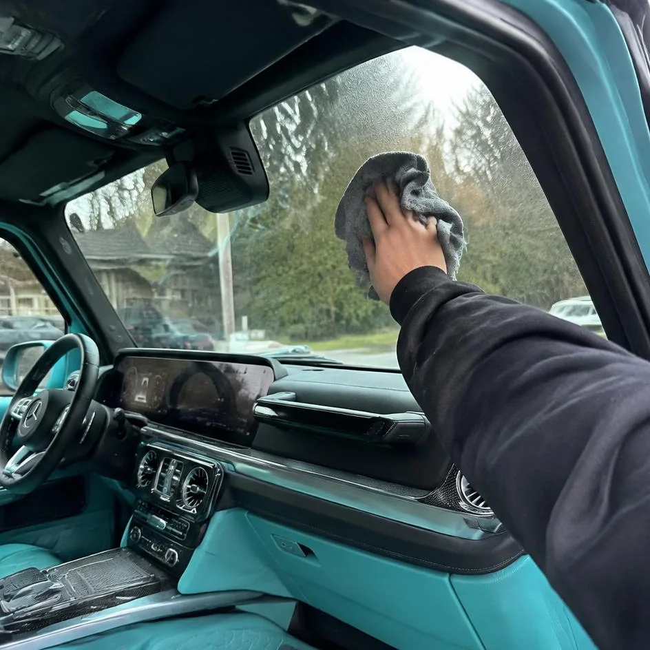 Glass, final pass and handover during interior detailing in Chilliwack, BC