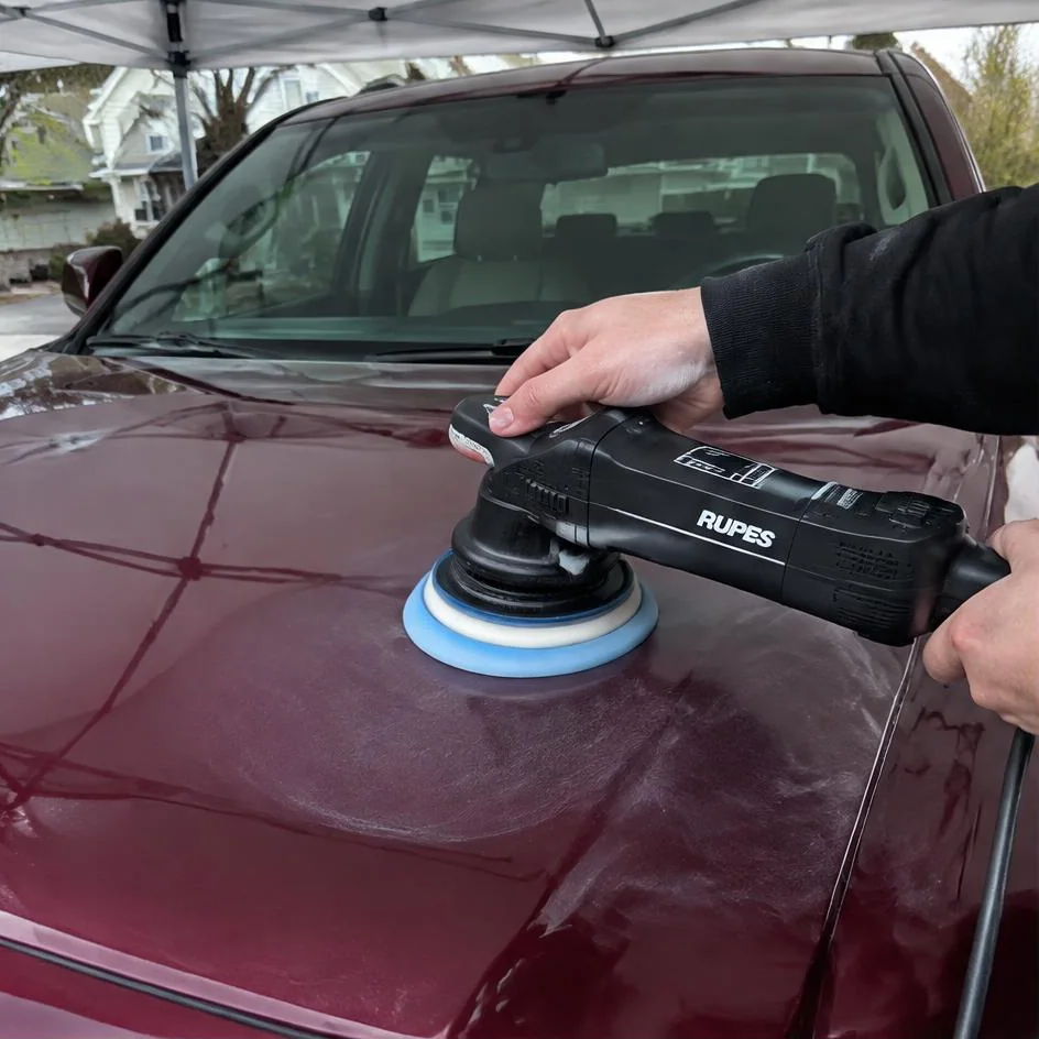 Paint Correction process by a mobile detailer in Chilliwack, BC