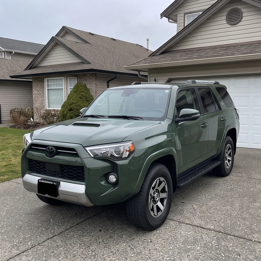 Clean SUV after a mobile detailing visit in Chilliwack, BC