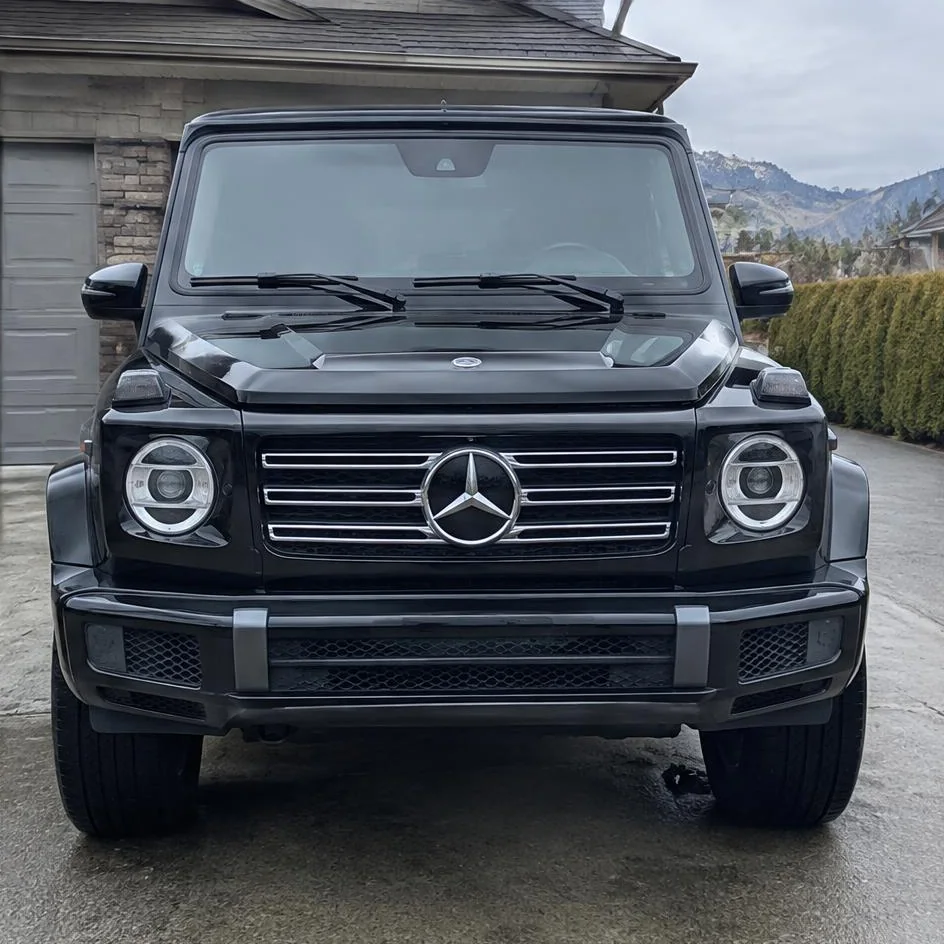Glossy front end protected with clear paint protection film by Boss Customs in Chilliwack, BC